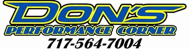 An image showing the logo for 'Don's Performance Corner', a company that provides automotive services and repairs.